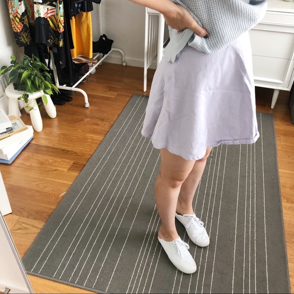 American Apparel  Purple Denim Circle Sk… - Picture 3 of 7